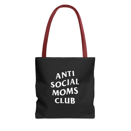 Anti-Social Moms Club Tote Bag - Black Edition